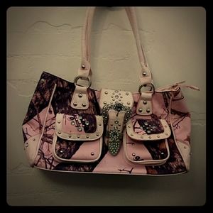 Pink Mossy Oak purse